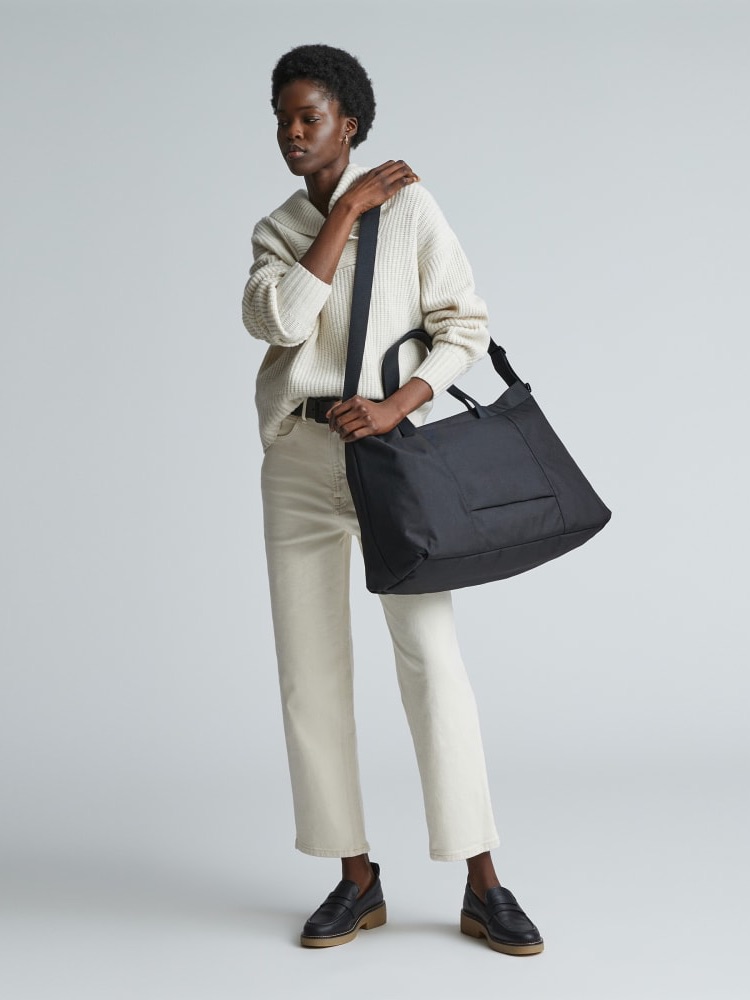 Everlane Black Weekender Travel Bag